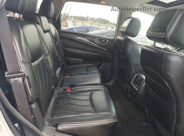 5N1DL0MM8JC506662 2018 INFINITI QX60 Silver Вид задньої частини салону