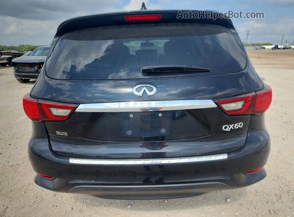 5N1DL0MM8JC518228 2018 INFINITI QX60 Black Вид ззаду