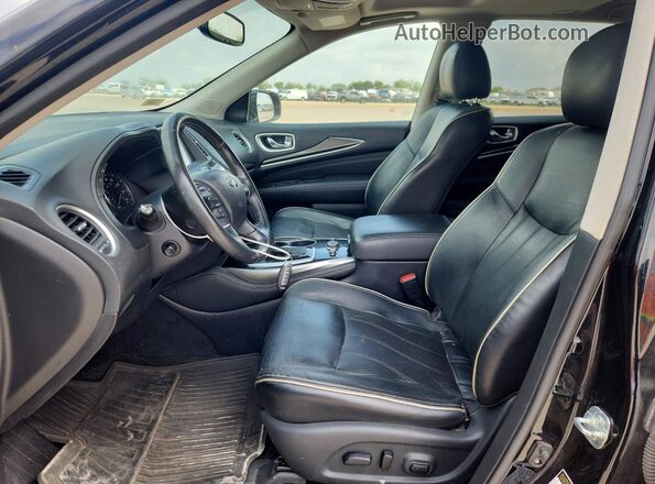 5N1DL0MM8JC518228 2018 INFINITI QX60 Black Вид салону спереду