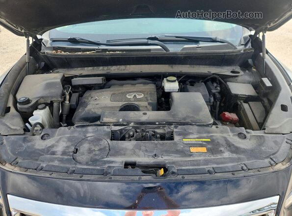 5N1DL0MM8JC518228 2018 INFINITI QX60 Black Вид задньої частини салону