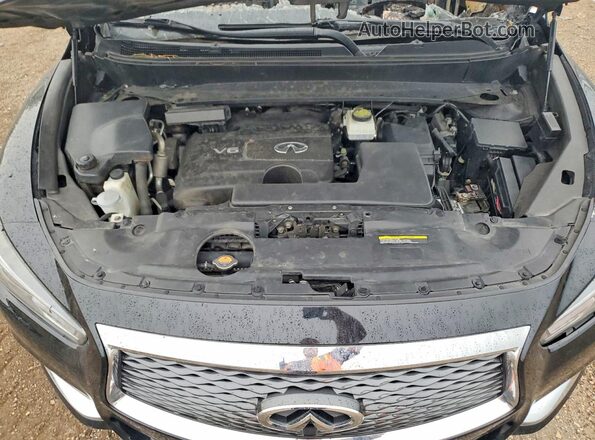5N1DL0MM8JC520755 2018 INFINITI QX60 Black Вид підкапотного простору