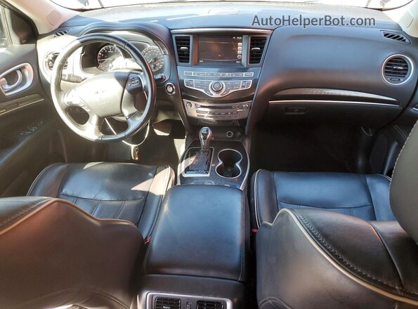 5N1DL0MM8KC508087 2019 INFINITI QX60 Black Dashboard view