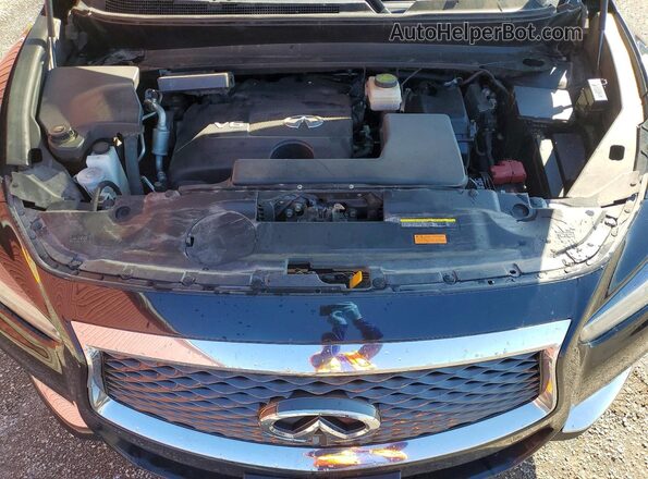 5N1DL0MM8KC508087 2019 INFINITI QX60 Black Engine compartment view