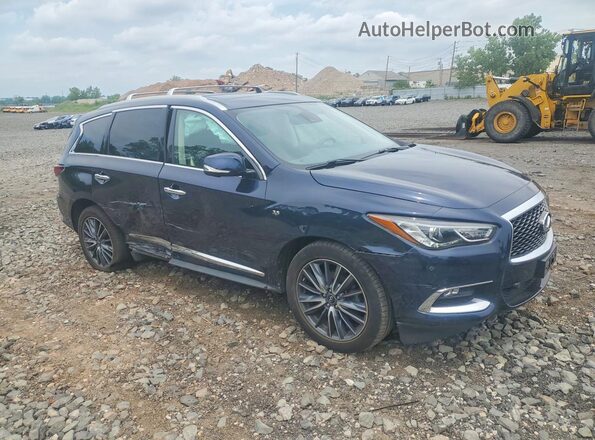 5N1DL0MM8KC528792 2019 INFINITI QX60 Blue Delantero derecho