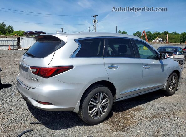 5N1DL0MM8LC504946 2020 INFINITI QX60 Silver Задня права чверть