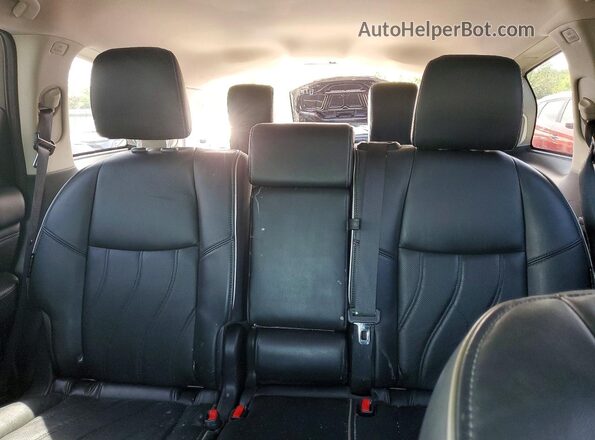 5N1DL0MM8LC504946 2020 INFINITI QX60 Silver Вид задніх сидінь