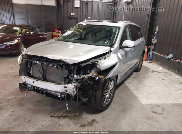5N1DL0MM8LC505269 2020 INFINITI QX60 Серебряный Вид спереди