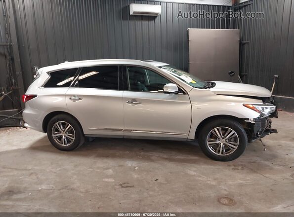 5N1DL0MM8LC505269 2020 INFINITI QX60 Серебряный Вид задней части салона