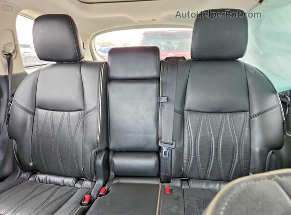 5N1DL0MM8LC535761 2020 INFINITI QX60 Black Vista de los asientos traseros