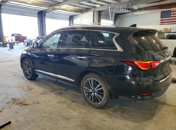 5N1DL0MM9HC501545 2017 INFINITI QX60 Black Հետևի ձախ