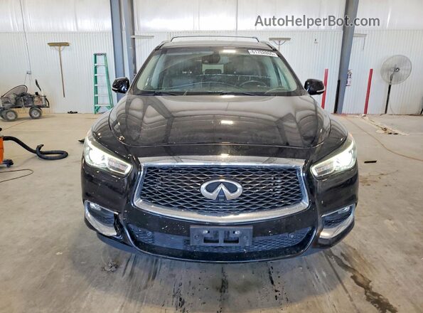5N1DL0MM9HC501545 2017 INFINITI QX60 Black Դիմացի տեսք