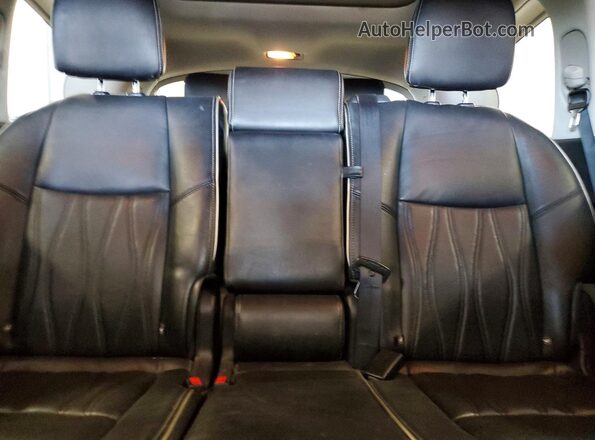 5N1DL0MM9HC501545 2017 INFINITI QX60 Black Հետևի նստատեղերի տեսք