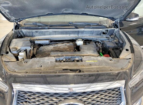 5N1DL0MM9HC501545 2017 INFINITI QX60 Black Շարժիչի բաժամունքի տեսք