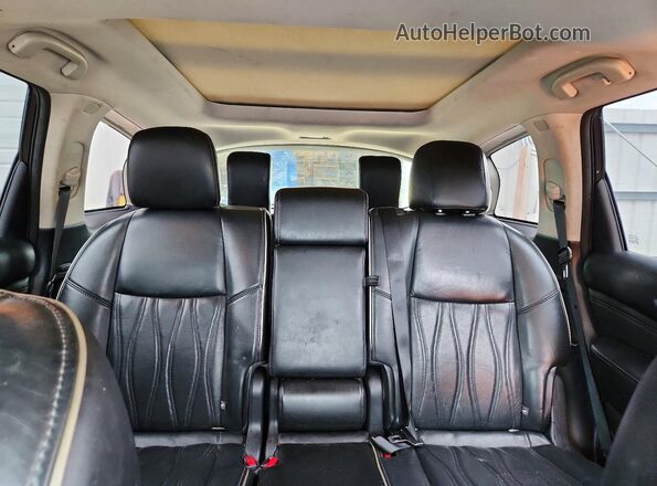 5N1DL0MM9HC505496 2017 INFINITI QX60 Gray უკანა სავარძლების ხედი