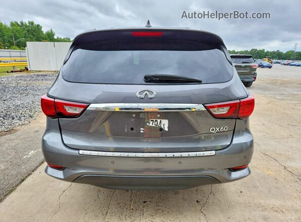 5N1DL0MM9HC505496 2017 INFINITI QX60 Gray უკანა ხედი