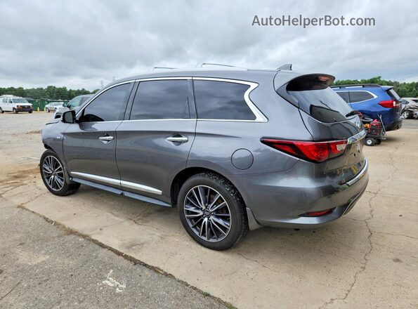 5N1DL0MM9HC505496 2017 INFINITI QX60 Gray უკანა მარცხენა