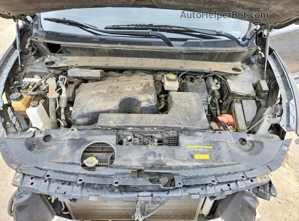5N1DL0MM9HC505496 2017 INFINITI QX60 Gray ძრავის განყოფილების ხედი