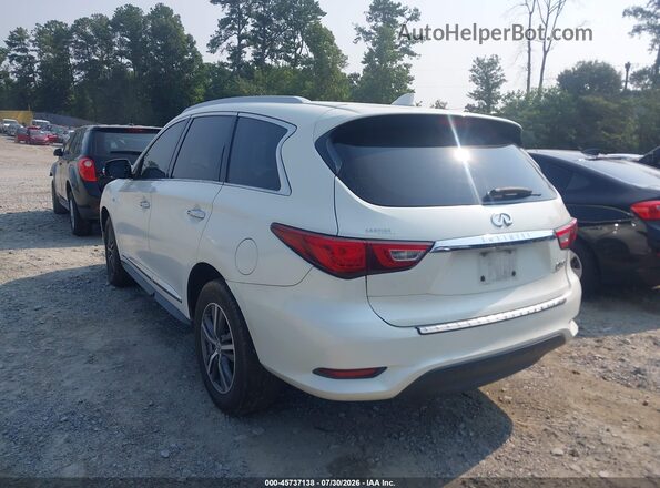 5N1DL0MM9HC514568 2017 INFINITI QX60 White უკანა მარცხენა