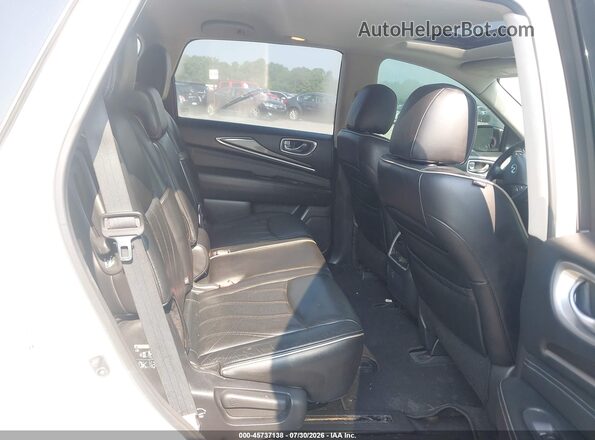 5N1DL0MM9HC514568 2017 INFINITI QX60 White VIN კოდის სტიკერის ხედი