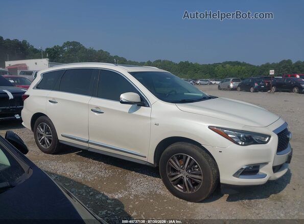 5N1DL0MM9HC514568 2017 INFINITI QX60 White უკანა სალონის ხედი