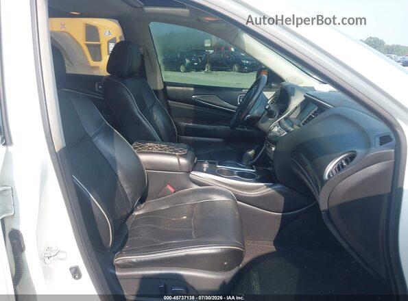5N1DL0MM9HC514568 2017 INFINITI QX60 White წინა სალონის ხედი
