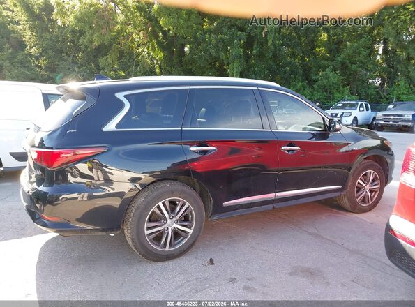 5N1DL0MM9HC518927 2017 INFINITI QX60 Black უკანა სალონის ხედი
