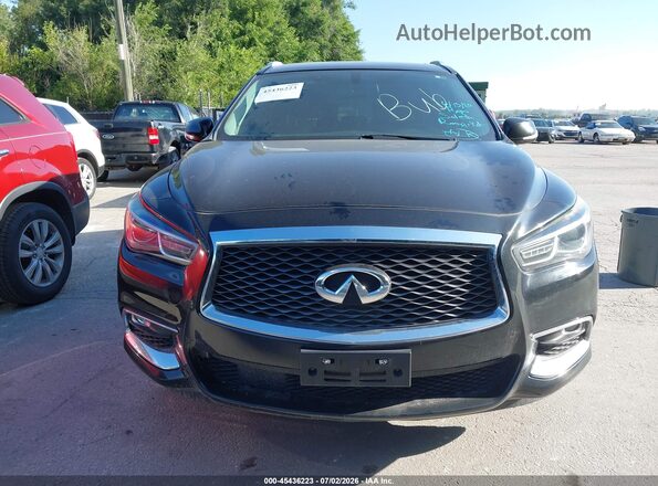 5N1DL0MM9HC518927 2017 INFINITI QX60 Black ხელსაწყოთა პანელის ხედი