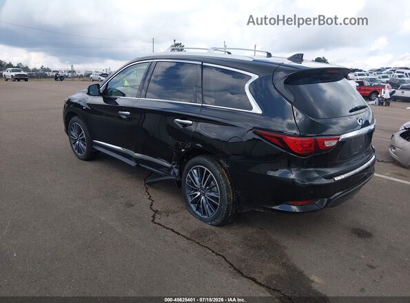 5N1DL0MM9HC548543 2017 INFINITI QX60 Черный Задняя левая четверть