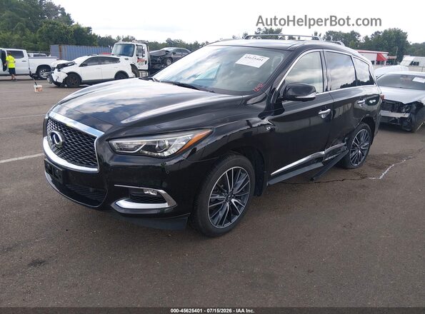 5N1DL0MM9HC548543 2017 INFINITI QX60 Черный Передняя левая четверть