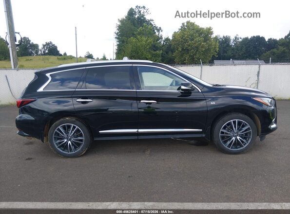 5N1DL0MM9HC548543 2017 INFINITI QX60 Черный Вид задней части салона