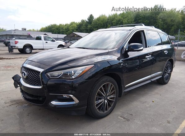 5N1DL0MM9HC561437 2017 INFINITI QX60 Black Przód lewy