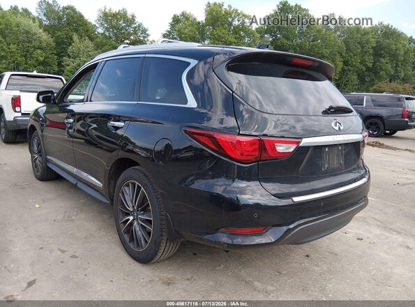 5N1DL0MM9HC561437 2017 INFINITI QX60 Black Tył lewy
