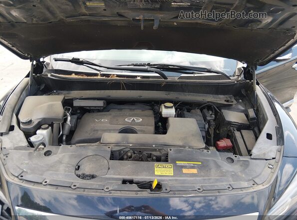 5N1DL0MM9HC561437 2017 INFINITI QX60 Black Widok z tyłu