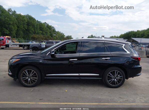 5N1DL0MM9HC561437 2017 INFINITI QX60 Black Widok wnętrza 360 stopni