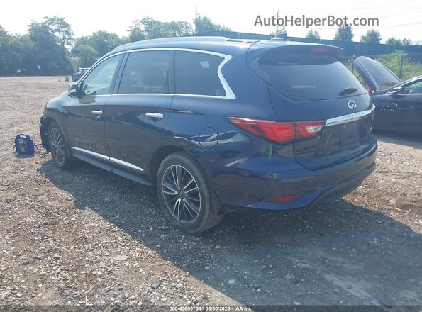5N1DL0MM9JC508095 2018 INFINITI QX60 Blue Հետևի ձախ