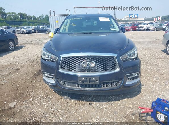 5N1DL0MM9JC508095 2018 INFINITI QX60 Blue Սարքավորումների վահանակի տեսք