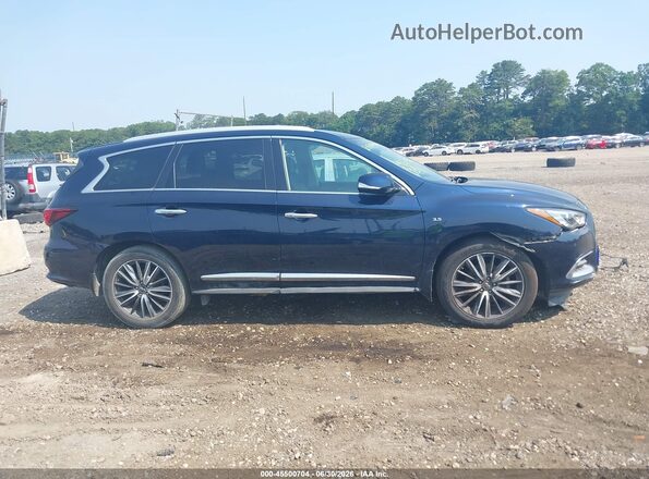 5N1DL0MM9JC508095 2018 INFINITI QX60 Blue Սալոնի հետևի տեսք