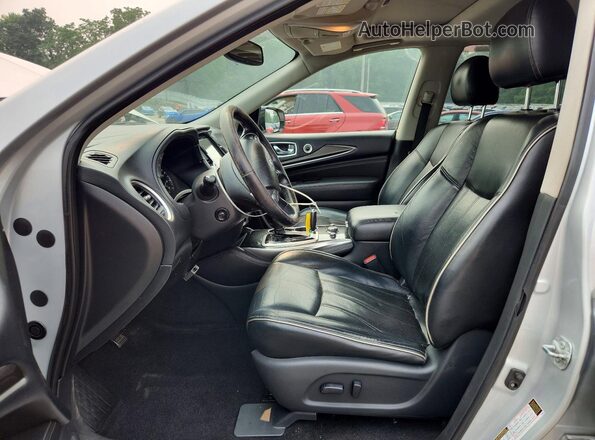 5N1DL0MM9JC516455 2018 INFINITI QX60 Silver წინა სალონის ხედი