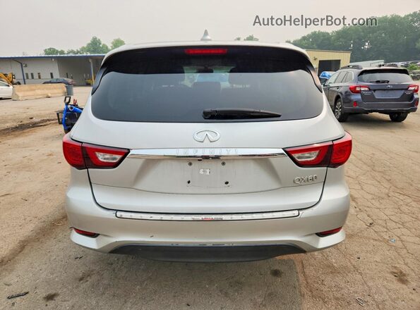 5N1DL0MM9JC516455 2018 INFINITI QX60 Silver უკანა ხედი
