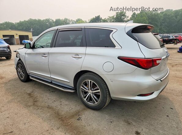 5N1DL0MM9JC516455 2018 INFINITI QX60 Silver უკანა მარცხენა