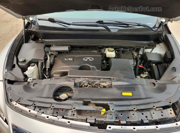 5N1DL0MM9JC516455 2018 INFINITI QX60 Silver უკანა სალონის ხედი