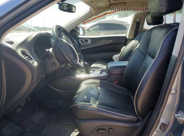 5N1DL0MM9JC518657 2018 INFINITI QX60 Blue Widok wnętrza z przodu