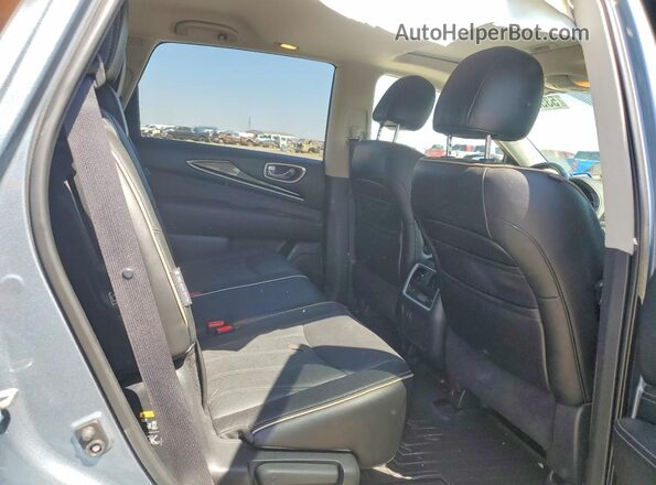 5N1DL0MM9JC518657 2018 INFINITI QX60 Blue Widok wnętrza z tyłu