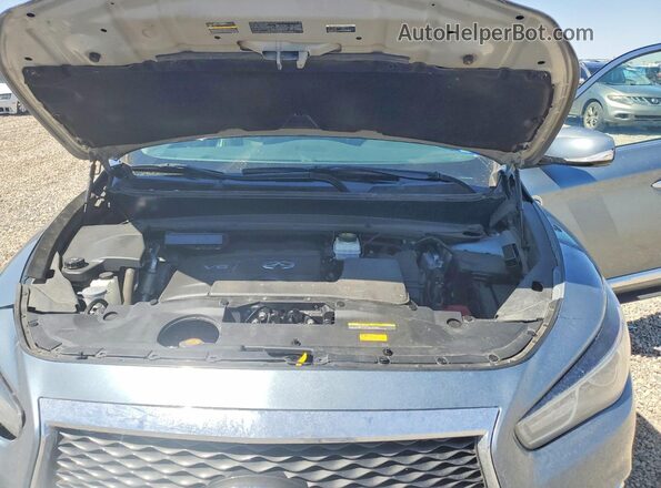 5N1DL0MM9JC518657 2018 INFINITI QX60 Blue Widok komory silnika