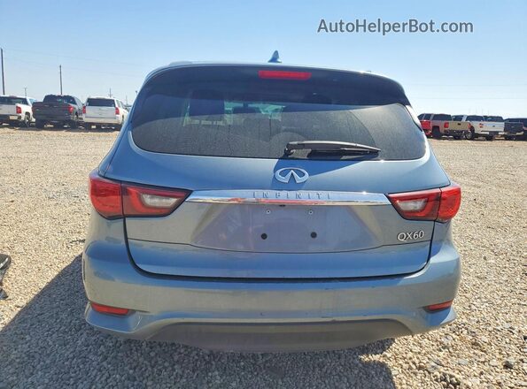 5N1DL0MM9JC518657 2018 INFINITI QX60 Blue Widok z tyłu