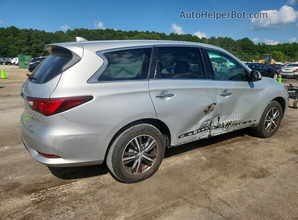 5N1DL0MM9JC526449 2018 INFINITI QX60 Silver უკანა მარჯვენა