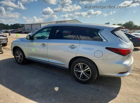 5N1DL0MM9JC526449 2018 INFINITI QX60 Silver უკანა მარცხენა