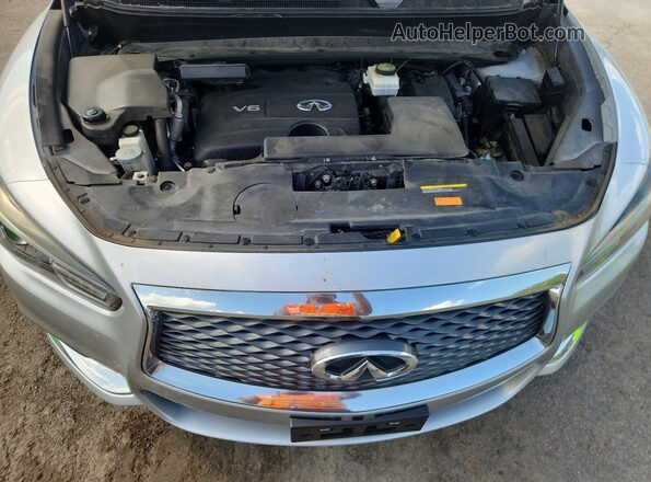 5N1DL0MM9JC526449 2018 INFINITI QX60 Silver ძრავის განყოფილების ხედი