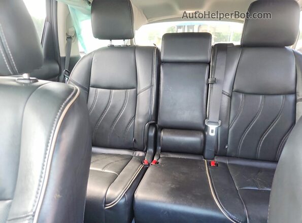 5N1DL0MM9JC526449 2018 INFINITI QX60 Silver უკანა სავარძლების ხედი