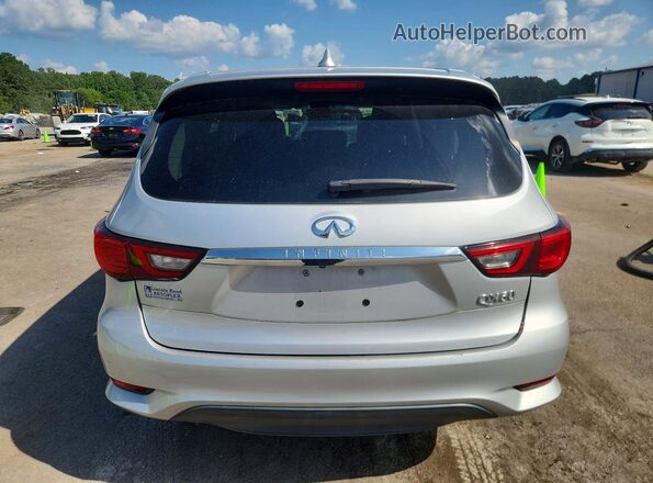 5N1DL0MM9JC526449 2018 INFINITI QX60 Silver უკანა ხედი
